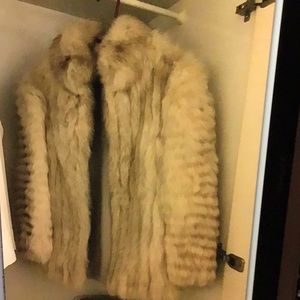 Real Rabbit fur jacket size small